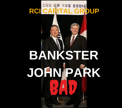 RCI Bankster John Park rejected for Harper government appointment